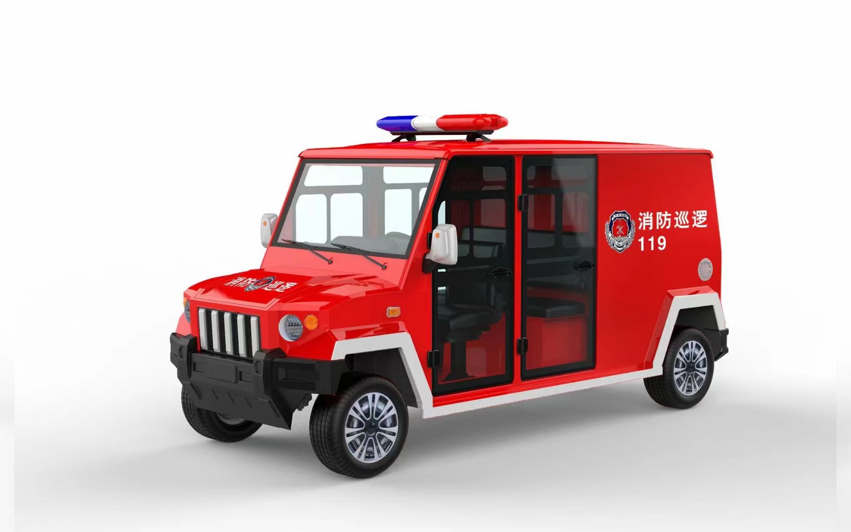 電動巡邏車：參與治安大巡防